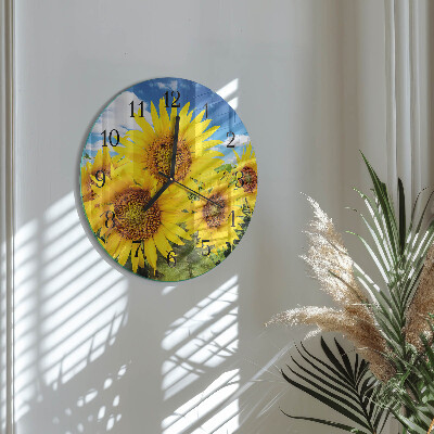 Orologio rotondo Girasoli