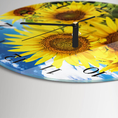 Orologio rotondo Girasoli