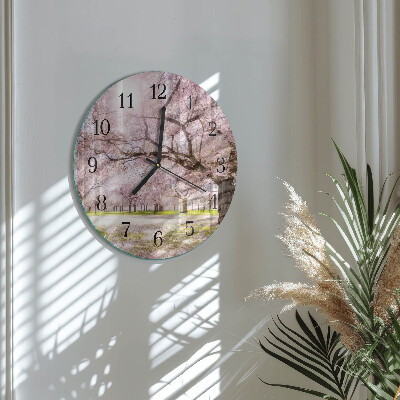 Orologio rotondo Alberi di ciliegio