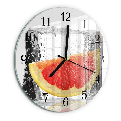 Orologio rotondo Gelato al pompelmo