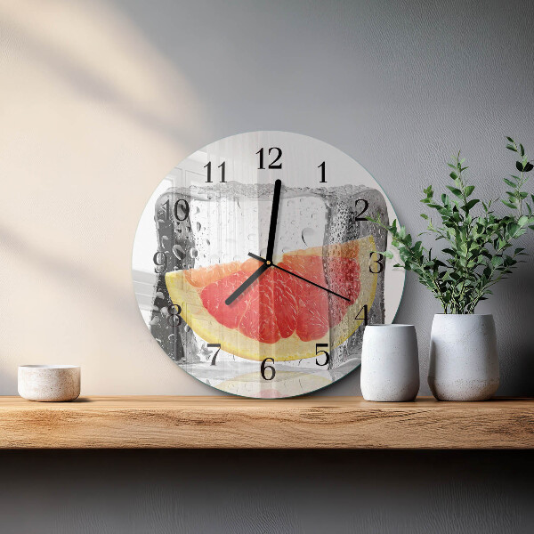 Orologio rotondo Gelato al pompelmo
