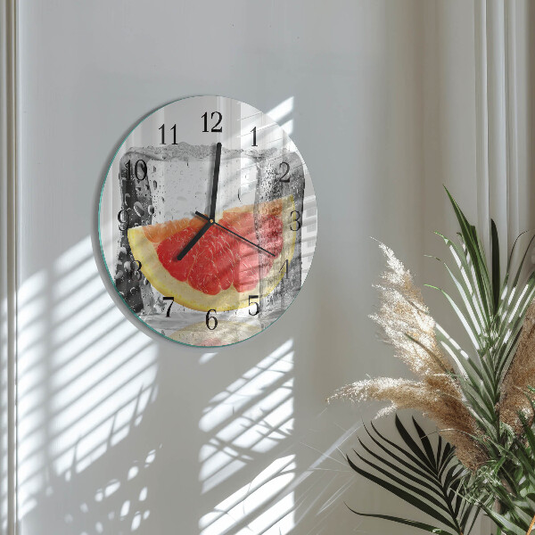 Orologio rotondo Gelato al pompelmo