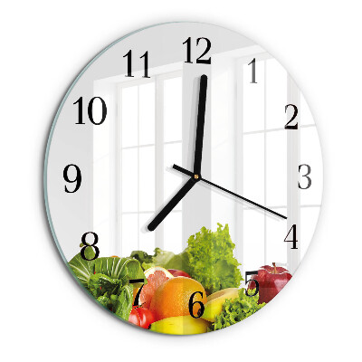 Orologio rotondo Verdure