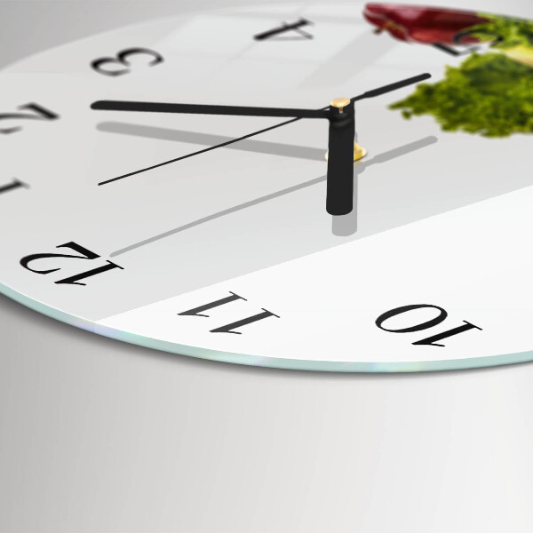 Orologio rotondo Verdure
