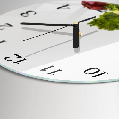 Orologio rotondo Verdure