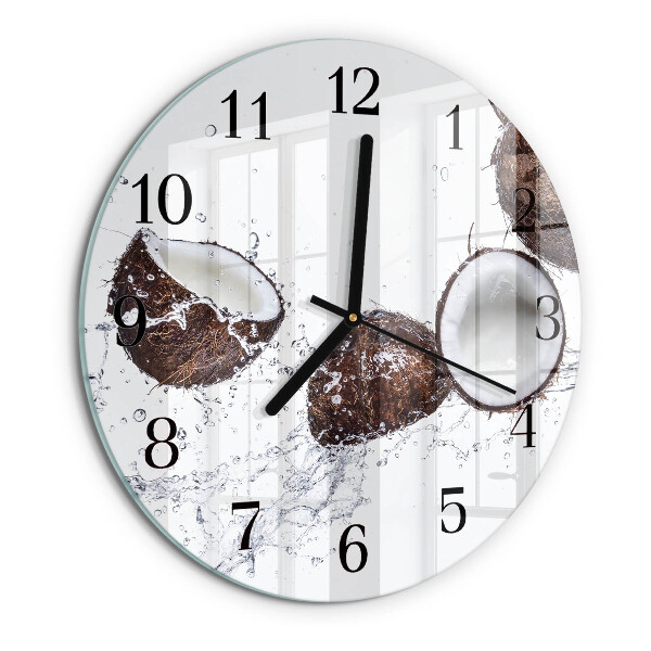 Orologio rotondo Noci di cocco
