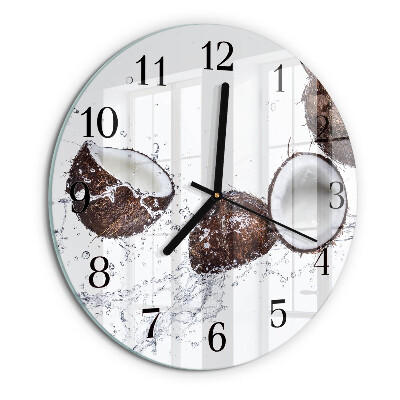 Orologio rotondo Noci di cocco