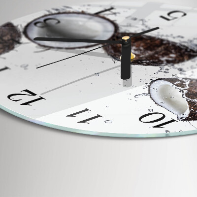 Orologio rotondo Noci di cocco