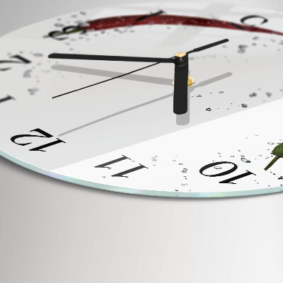 Orologio rotondo peperoncini