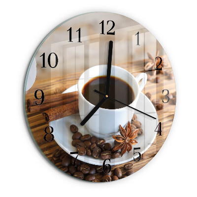 Orologio rotondo Caffè