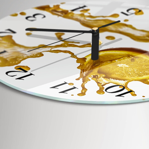 Orologio rotondo Succo d'arancia