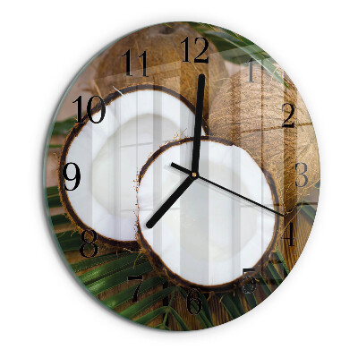 Orologio rotondo Noci di cocco