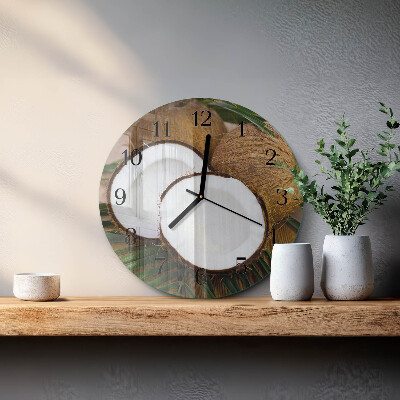 Orologio rotondo Noci di cocco
