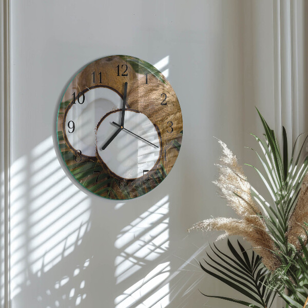 Orologio rotondo Noci di cocco