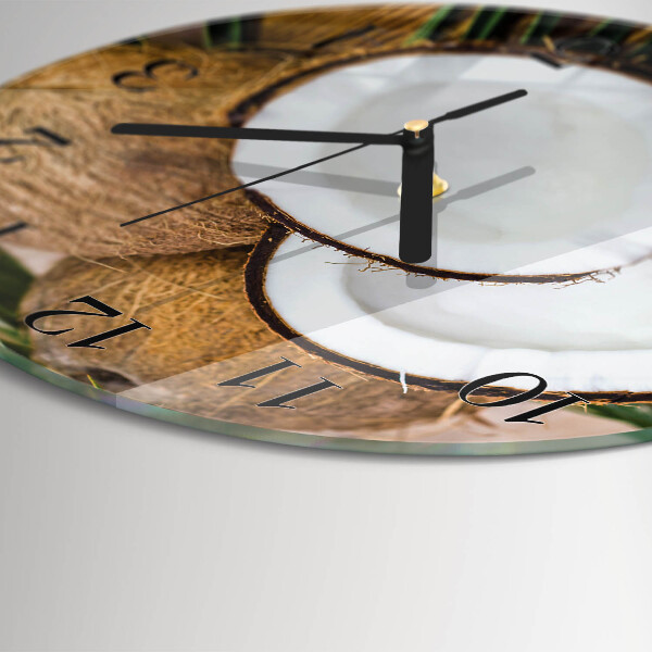Orologio rotondo Noci di cocco