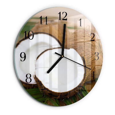Orologio rotondo Noci di cocco