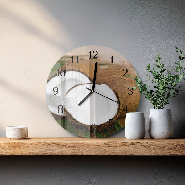 Orologio rotondo Noci di cocco