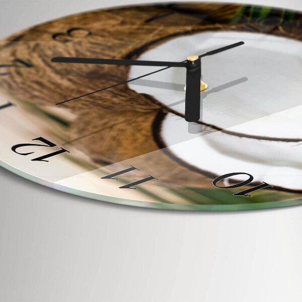 Orologio rotondo Noci di cocco
