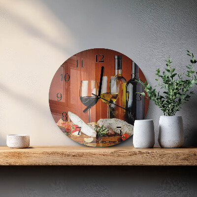 Orologio rotondo Vino
