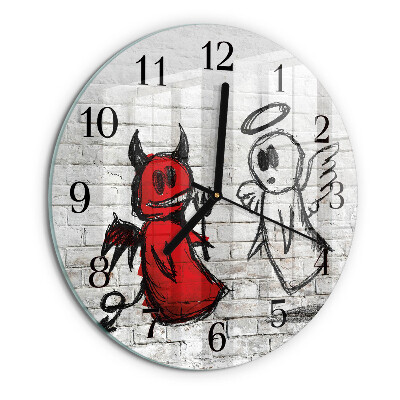Orologio rotondo Angelo Diavolo