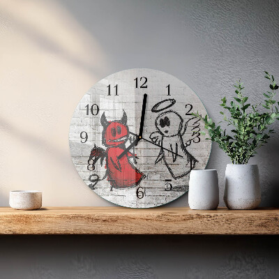 Orologio rotondo Angelo Diavolo