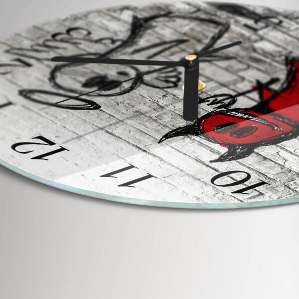 Orologio rotondo Angelo Diavolo