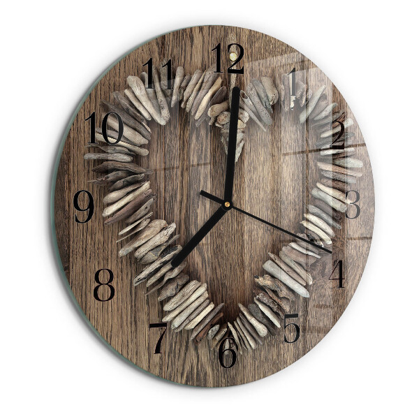 Orologio rotondo Cuore