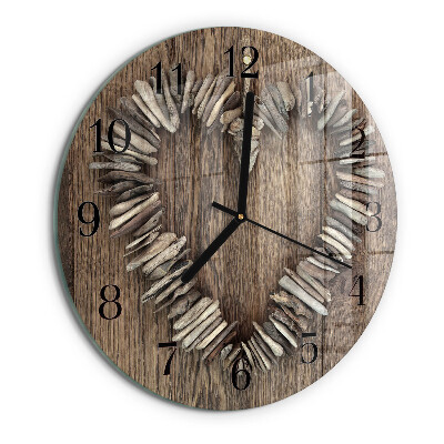 Orologio rotondo Cuore