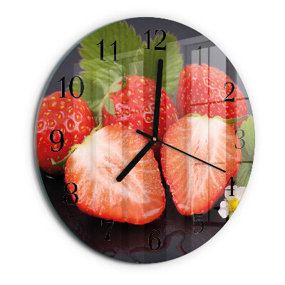 Orologio rotondo Fragole