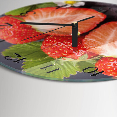 Orologio rotondo Fragole