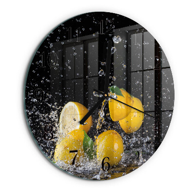 Orologio rotondo limoni