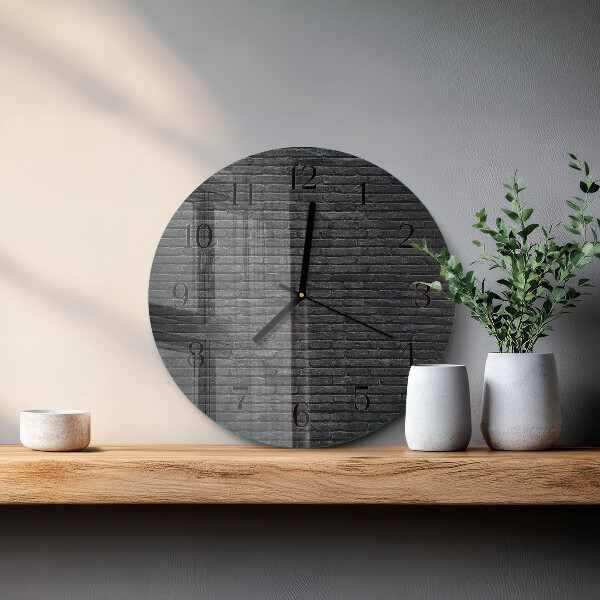 Orologio rotondo Clinker