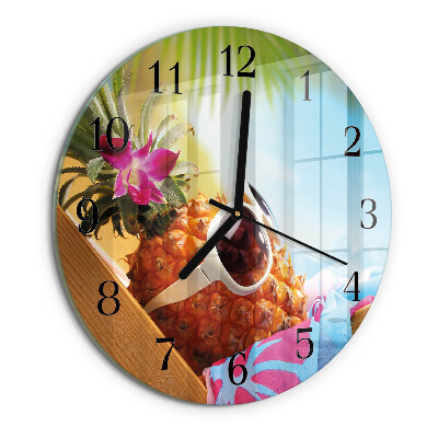 Orologio rotondo Ananas