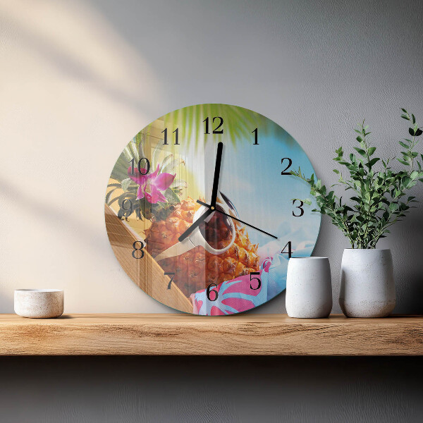 Orologio rotondo Ananas