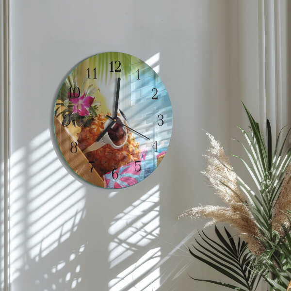 Orologio rotondo Ananas
