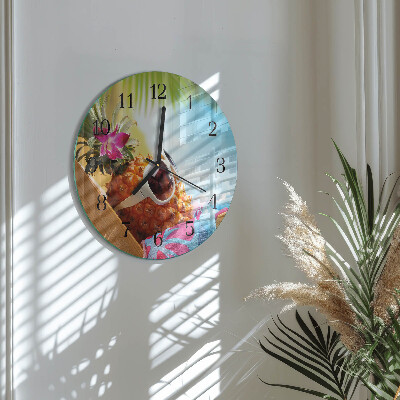 Orologio rotondo Ananas