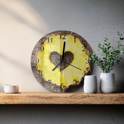 Orologio rotondo Ananas