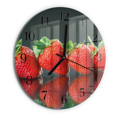 Orologio rotondo Fragole
