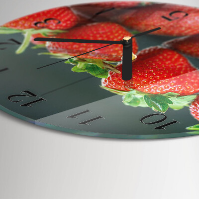 Orologio rotondo Fragole