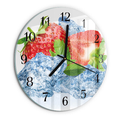 Orologio rotondo Gelato alla fragola