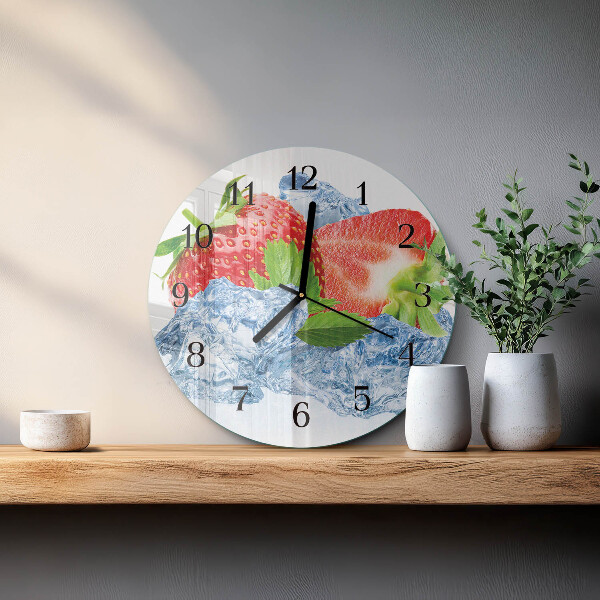 Orologio rotondo Gelato alla fragola