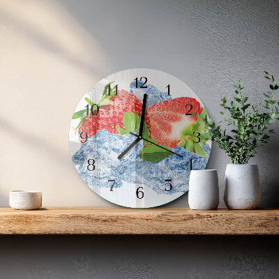 Orologio rotondo Gelato alla fragola