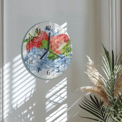 Orologio rotondo Gelato alla fragola