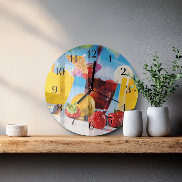 Orologio rotondo Cocktail