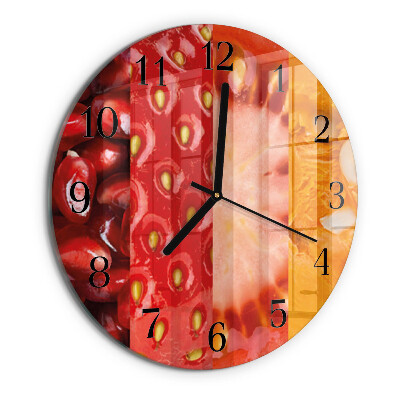 Orologio rotondo Frutta