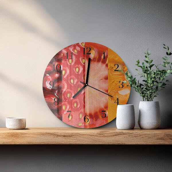 Orologio rotondo Frutta