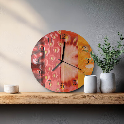 Orologio rotondo Frutta