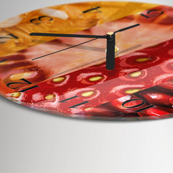 Orologio rotondo Frutta