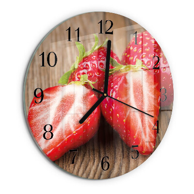 Orologio rotondo Fragole