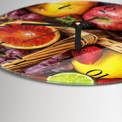 Orologio rotondo Frutta